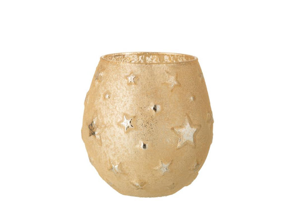 Windlich, Dekolicht, Sterne gold