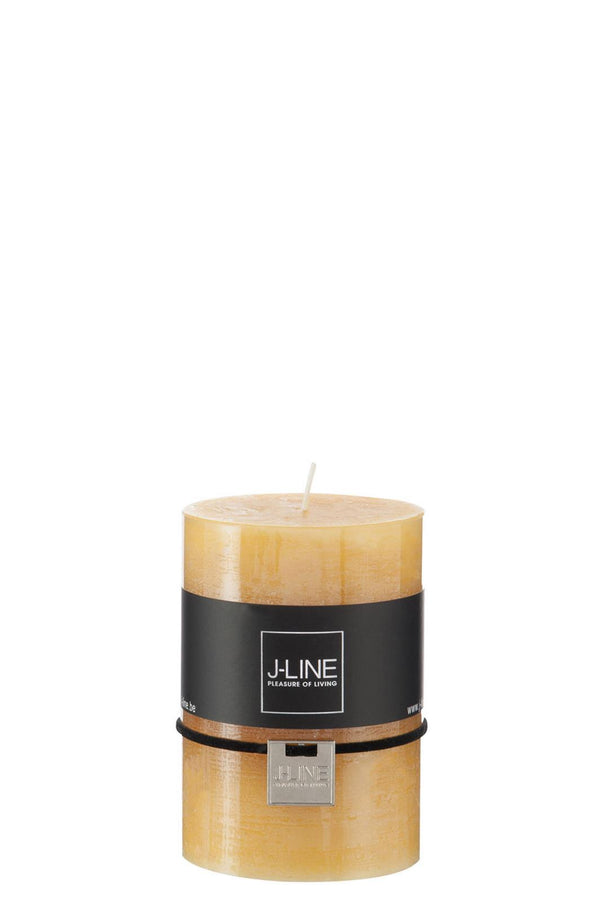 Stumpfkerze mittel, gelb