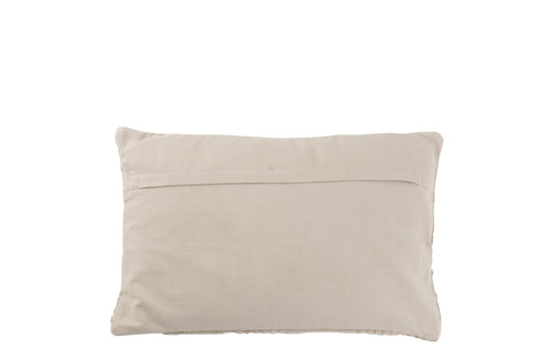 Modernes Dekokissen Labyrinth 40x60cm, hell-taupe