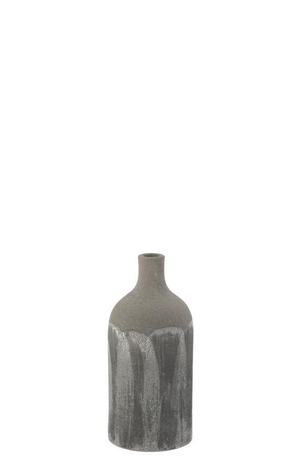 J-Line Skandi Vase, Dekovase medium, grau