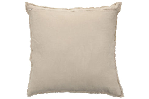 Leinenkissen Shabby Chic 45x45, hell-beige