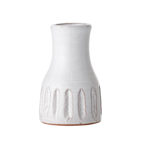 Bloomingville Terrakotta Vase Skandi, weiß