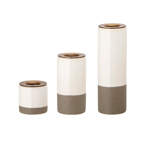 Bloomingville Kerzenständer Skandi, 3er-Set