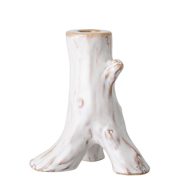 Bloomingville Kerzenständer Ast, weiß