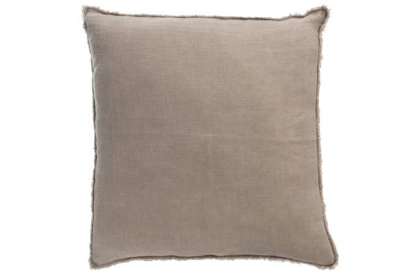 Leinenkissen Shabby Chic 45x45, taupe
