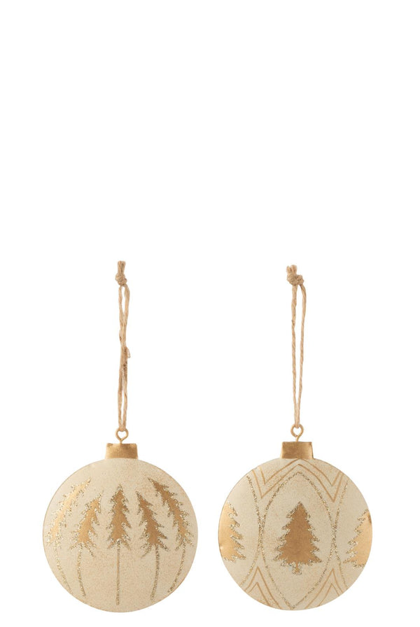 Dekohänger Scheibe, Weihnachtsdeko, Baumschmuck, klein