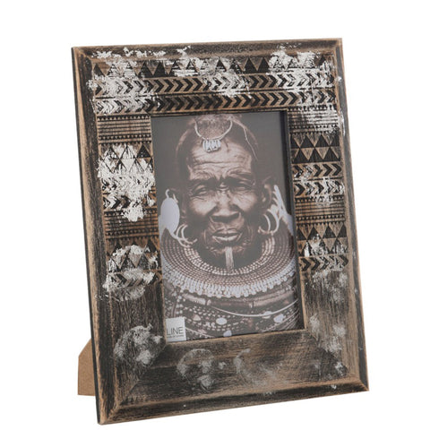 J-Line Bilderrahmen, Fotorahmen Ethno, african, gross