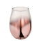J-line, Wasserglas, Trinkglas elegant, kupfer-rose