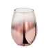 J-line, Wasserglas, Trinkglas elegant, kupfer-rose