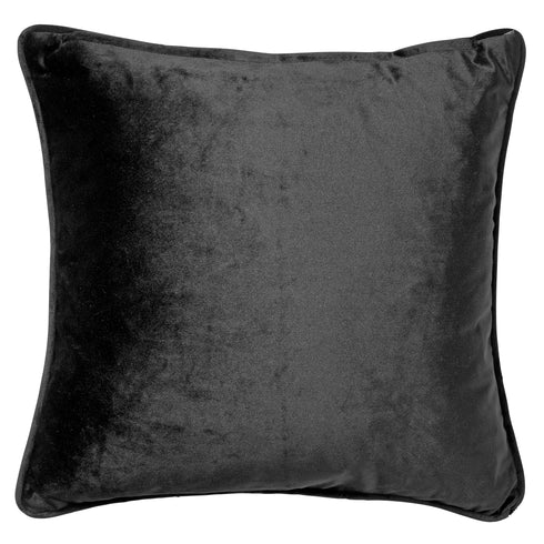 Dutch Decor Modernes Dekokissen Zebra-Muster, Samtkissen schwarz-weiß, 45x45cm