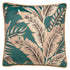 Dutch Decor Modernes Dekokissen Palms, Samtkissen grün-beige, 45x45cm