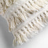 Dutch Decor Boho Kissen, Dekokissen mit Fransen, elfenbein, 40x60cm
