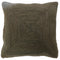 Dekokissen Jute, grün-braun, 45x45