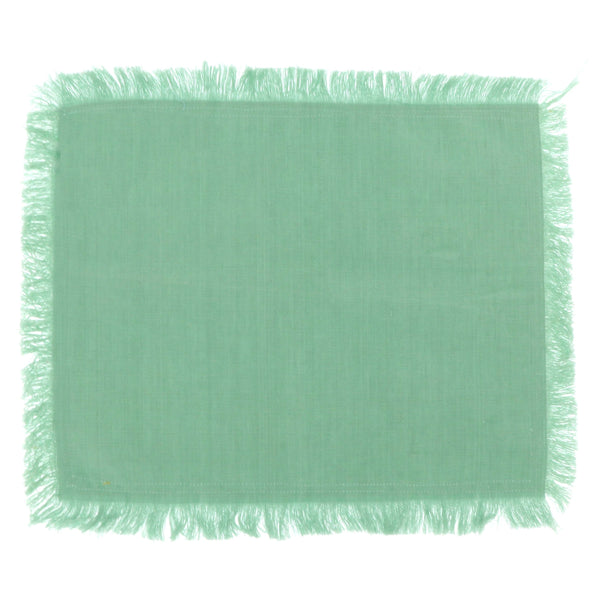 Platzdeckchen 33x45cm, Baumwolle, mint