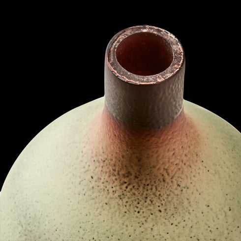 Affari of Sweden MAGNOLIA Vase S hellgrün/dunkelbraun, D12cm