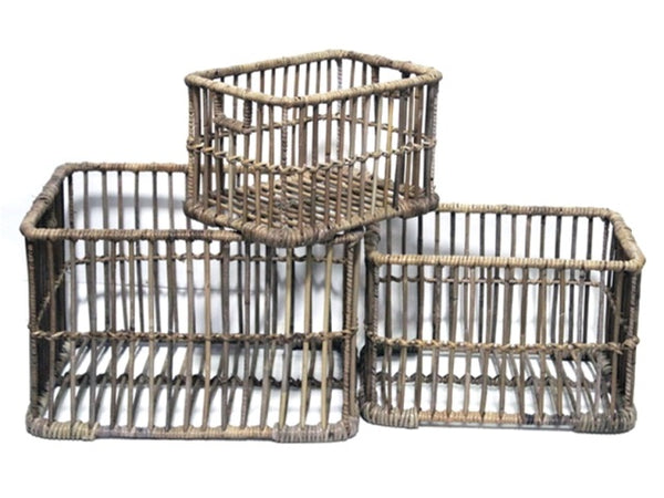 Dekokorb, Aufbewahrungskorb Rattan, 34X24H20CM