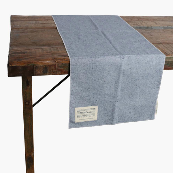 Tischläufer denim light-blue, upcycled denim, Secondlove