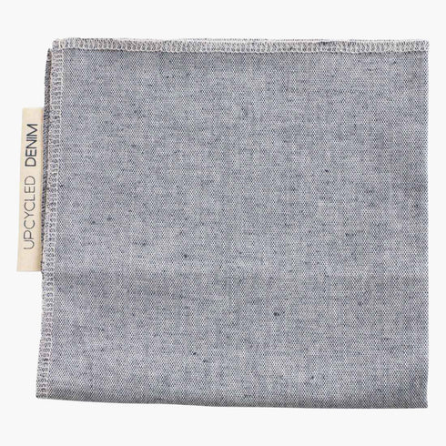 Stoffservietten light-blue 2er Set, upcycled denim, Secondlove