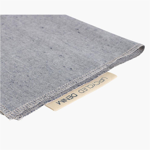 Stoffservietten light-blue 2er Set, upcycled denim, Secondlove