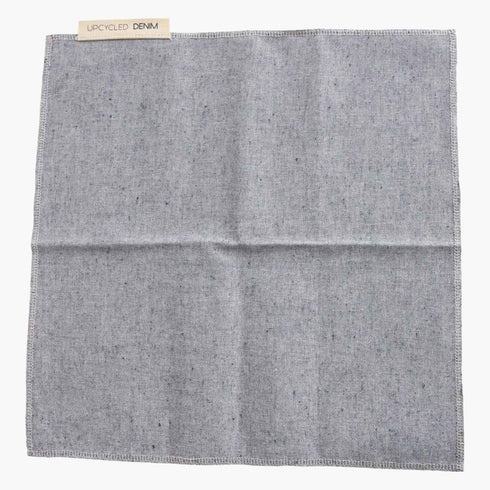 Stoffservietten light-blue 2er Set, upcycled denim, Secondlove