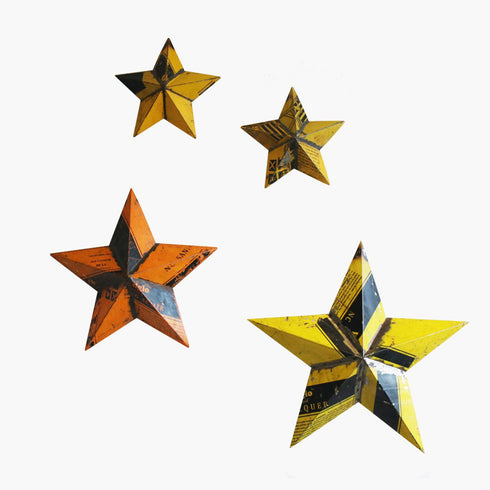 Dekostern, Metallstern, Industrial Design, handmade, Secondlove, Upcycling