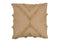 Boho Kissen Raute beige mit Fransen, Dekokissen Boho/Ibiza, 45x45cm