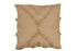 Boho Kissen Raute beige mit Fransen, Dekokissen Boho/Ibiza, 45x45cm