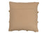 Boho Kissen Raute beige mit Fransen, Dekokissen Boho/Ibiza, 45x45cm