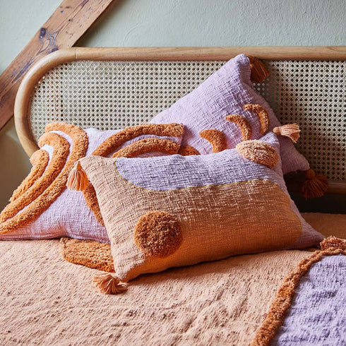 Liv Interior Boho Kissenhülle Rainbow, Dekokissen Hülle 45x45cm