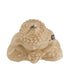Buddha Dekofigur Keramik sitzend, beige 12,7x5x20,5cm