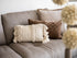 Dekokissen Boho Vintage mit Bordüre, beige 45x45cm