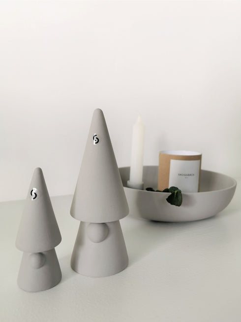 Storefactory Deko Figur Wichtel Evert groß, Dekofigur skandinavisch hellgrau (1Stk.)