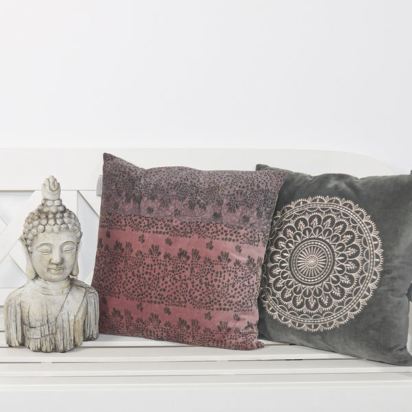 GOROUND INTERIOR Kissen Asia grau/violett