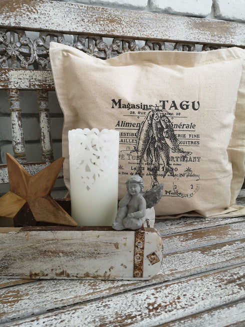 Deko Engel, Schutzengel, Beton, Vintage Shabby-Chic