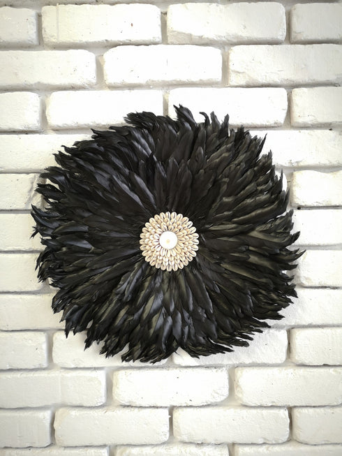 Boho Hängedeko, Wanddeko Juju schwarz 45cm