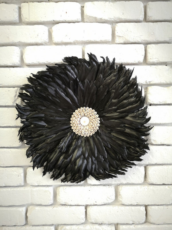 Boho Hängedeko, Wanddeko Juju schwarz 45cm