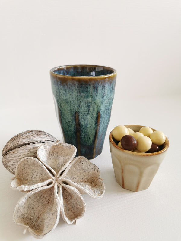 Martimer Espresso Becher, Becher Beach, Espresso Mug türkis, klein