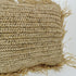 Bastkissen, Boho Kissen mit Fransen 60x40cm
