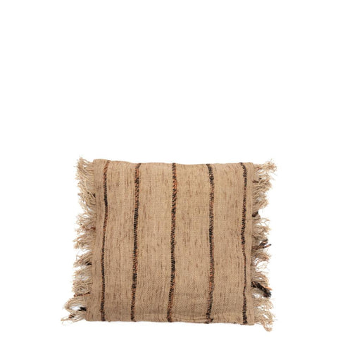 Bazar Bizar, my Gee Boho Kissen, beige-schwarz, 40x40
