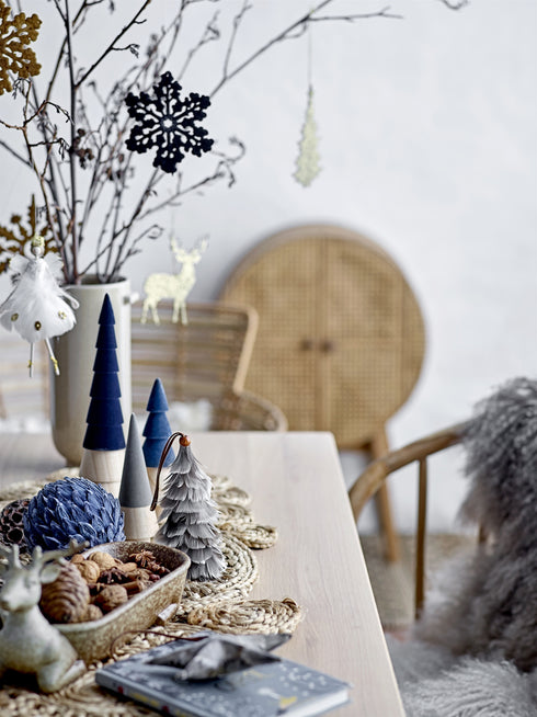 Bloomingville Dekoanhänger Schneeflocke, 4er-Set