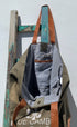 Recycled Canvas Bag Fleur de Lis, Trendtragetasche, Limited Edition, Canvas-Leder SECONDLOVE