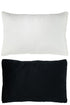 J-Line Dekokissen Maison Strickoptik schwarz und weiss sortiert, 40x60cm