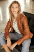 Ricano Lederjacke, camel