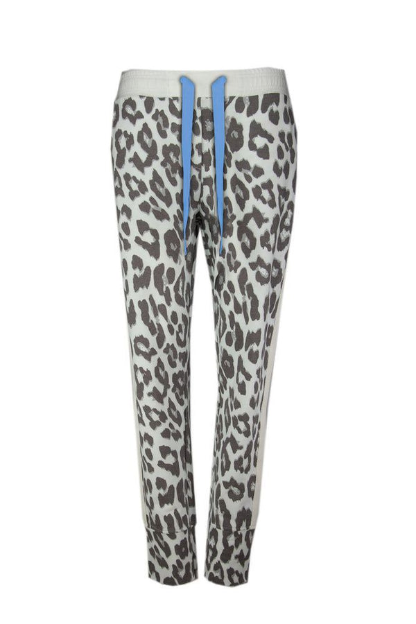 XOX Sweat Hose, Jogger Pants Leo, creme-grau-blau - Fair Trade