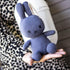 Nijntje Miffy Kuscheltier, Stofftier 23cm, Musselin blue, blau