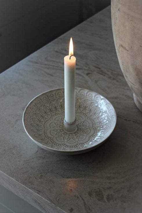 Majas Cottage, Lidatorp Happiness, Kerzenhalter Mandala, Dekoschale Vintage weiss