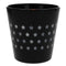 Blumentopf / Vase, schwarz-weiss, STARS