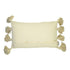Goround Interior Dekokissen Ethno bestickt, Baumwolle 35x60cm, beige