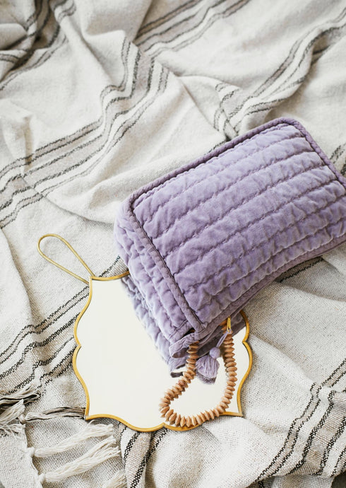 Madam Stoltz Plaid, Boho-Decke recycling cotton natur-beige, 125x150cm, SECONDLOVE