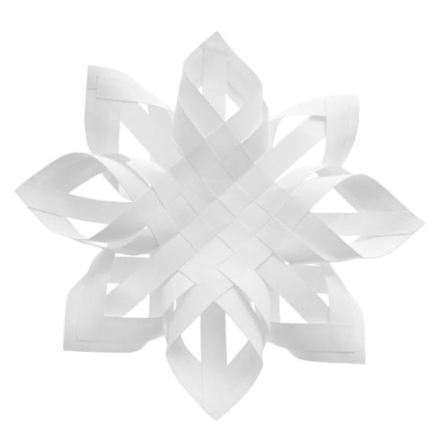 Storefactory Papierstern Torsbo klein, Skandi Weihnachtsdeko, weiß